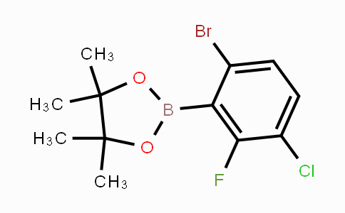 CAS No. 1451391-14-2, 6-Bromo-3-chloro-2-fluorophenylboronic acid pinacol ester