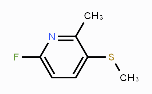 CAS No. 1204336-74-2, 6-Fluoro-2-methyl-3-(methylthio)pyridine