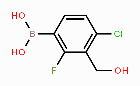 CAS No. 1451393-58-0, 4-Chloro-2-fluoro-3-hydroxymethylphenylboronic acid