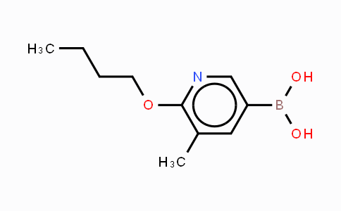 CAS No. 1256355-20-0, 6-丁氧基-5-甲基吡啶-3-硼酸