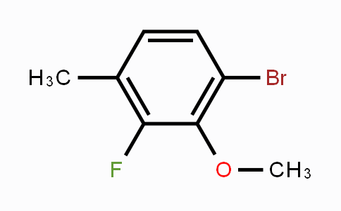 CAS No. 1239591-03-7, 1-Bromo-3-fluoro-2-methoxy-4-methylbenzene