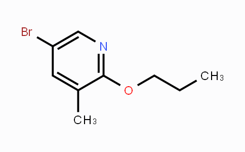 CAS No. 1261972-34-2, 5-Bromo-3-methyl-2-propoxypyridine