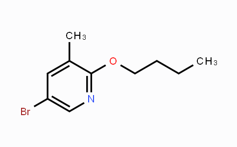 CAS No. 1261895-63-9, 5-Bromo-2-butoxy-3-methylpyridine