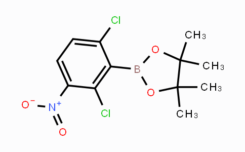 CAS No. 1451391-07-3, 2,6-Dichloro-3-nitrophenylboronic acid pinacol ester
