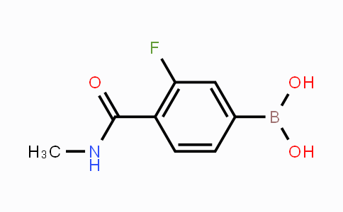 CAS No. 849833-86-9, 3-Fluoro-4-(methylcarbamoyl)phenylboronic acid