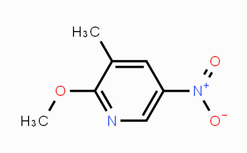 CAS No. 89694-10-0, 2-Methoxy-3-methyl-5-nitropyridine