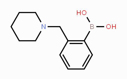 CAS No. 878289-33-9, 2-(Piperidin-1-ylmethyl)phenylboronic acid