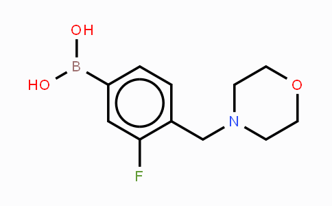 CAS No. 1333388-00-3, 3-Fluoro-4-(morpholinylmethyl)phenylboronic acid
