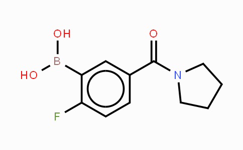 CAS No. 874289-42-6, 2-Fluoro-5-(pyrolidine-1-carbonyl)phenylboronic acid