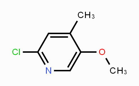 CAS No. 1227593-77-2, 2-Chloro-5-methoxy-4-methylpyridine