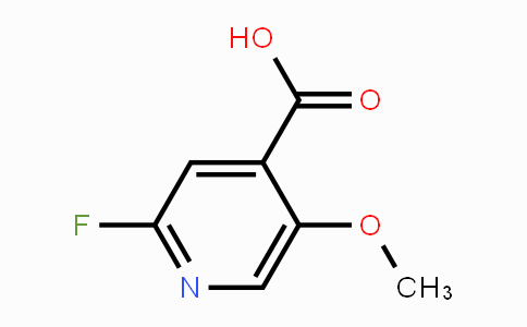 CAS No. 1211587-56-2, 2-Fluoro-5-methoxypyridine-4-carboxylic acid