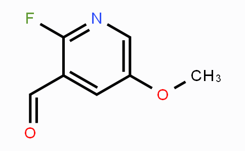 CAS No. 1227597-35-4, 2-Fluoro-5-methoxypyridine-3-carboxaldehyde