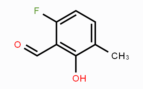 CAS No. 1067225-48-2, 6-Fluoro-2-hydroxy-3-methylbenzaldehyde