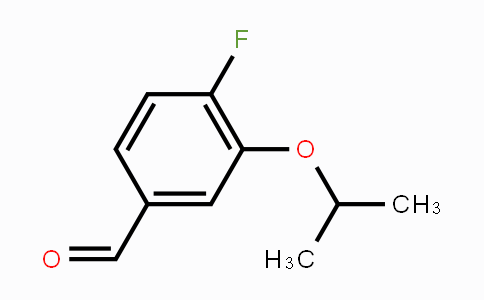 CAS No. 1236365-81-3, 4-Fluoro-3-(1-methylethoxy)-benzaldehyde