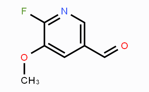 CAS No. 1256787-60-6, 2-Fluoro-3-methoxypyridine-5-carbaldehyde