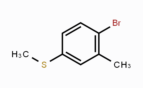 CAS No. 90532-02-8, 1-Bromo-2-methyl-4-(methylthio)benzene