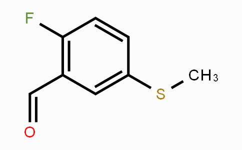 CAS No. 310466-52-5, 2-Fluoro-5-(methylthio)benzaldehyde