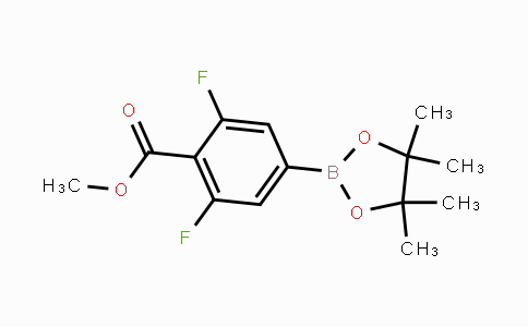 CAS No. 1321613-00-6, 4-(Methoxycarbonyl)-3,5-difluorophenylboronic acid pinacol ester