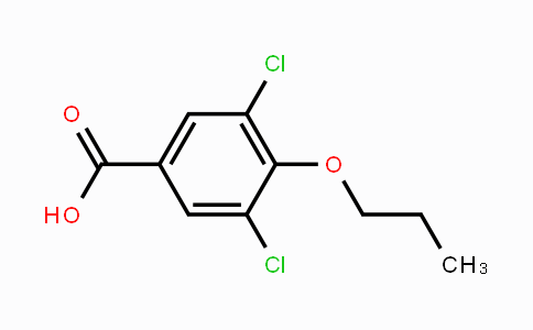 CAS No. 41490-09-9, 3,5-Dichloro-4-propoxybenzoic acid