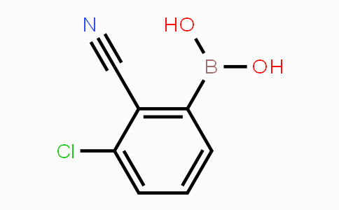 CAS No. 1217500-67-8, 3-Chloro-2-cyanophenylboronic acid