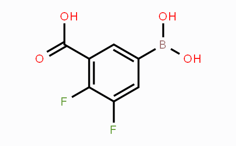 CAS No. 1217500-81-6, 3-Carboxy-4,5-difluorophenylboronic acid