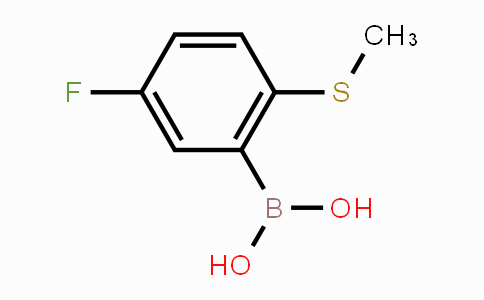 CAS No. 1218790-65-8, 5-Fluoro-2-(methylthio)phenylboronic acid