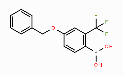 CAS No. 1217501-32-0, 4-(Benzyloxy)-2-(trifluoromethyl)phenylboronic acid