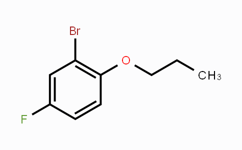 CAS No. 1016889-72-7, 2-Bromo-4-fluoro-1-propoxybenzene