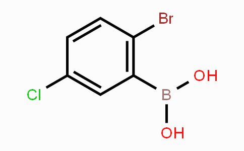 CAS No. 1217501-18-2, 2-Bromo-5-chlorophenylboronic acid