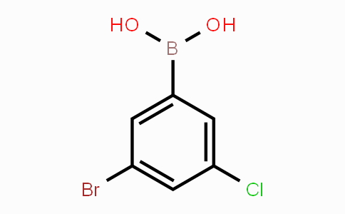 CAS No. 1186403-17-7, 3-Bromo-5-chloro-phenylboronic acid