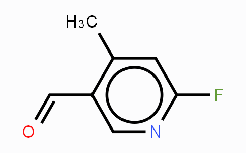 CAS No. 1266253-68-2, 2-Fluoro-4-methylpyridine-5-carboxyaldehyde