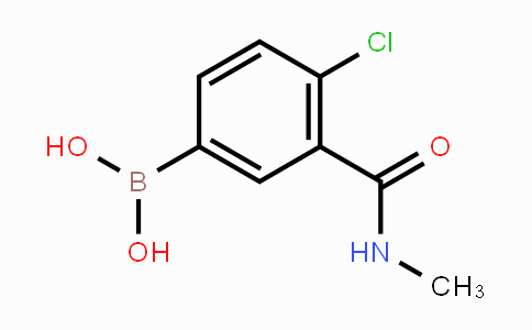 CAS No. 871332-65-9, 4-Chloro-3-(N-methylcarbamoyl)phenylboronic acid