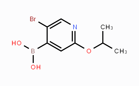 CAS No. 1451390-98-9, 5-Bromo-2-(isopropoxy)pyridine-4-boronic acid