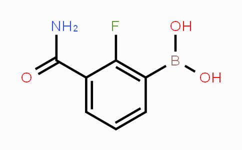 CAS No. 1451392-76-9, 3-Aminocarbonyl-2-fluorophenylboronic acid