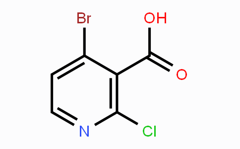 CAS No. 1060805-68-6, 4-Bromo-2-chloro-nicotinic acid