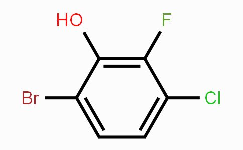 CAS No. 186590-40-9, 6-Bromo-3-chloro-2-fluorophenol