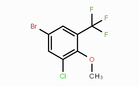 CAS No. 1809161-58-7, 1-Bromo-3-chloro-4-methoxy-5-(trifluoromethyl)benzene