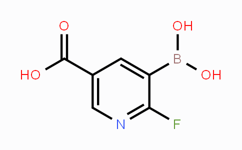 CAS No. 1451393-25-1, 5-Carboxy-2-fluoropyridine-3-boronic acid