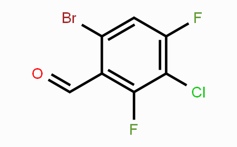 CAS No. 1160573-22-7, 6-Bromo-3-chloro-2,4-difluorobenzaldehyde