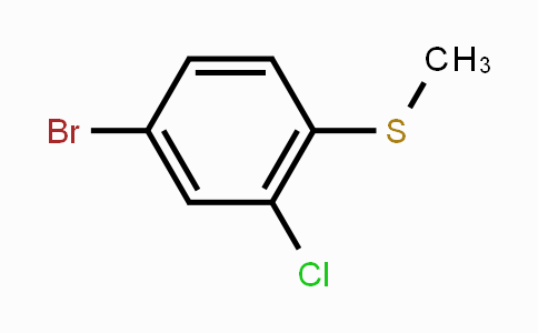 CAS No. 101084-82-6, 1-Bromo-3-chloro-4-(methylthio)benzene