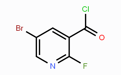 CAS No. 1256914-07-4, 5-Bromo-2-fluoro-3-pyridinecarbonyl chloride