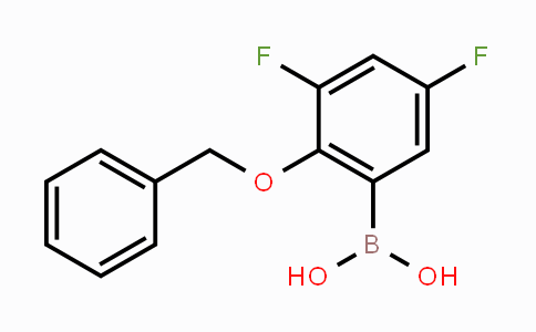 CAS No. 1150114-56-9, 2-(Benzyloxy)-3,5-difluorophenylboronic acid