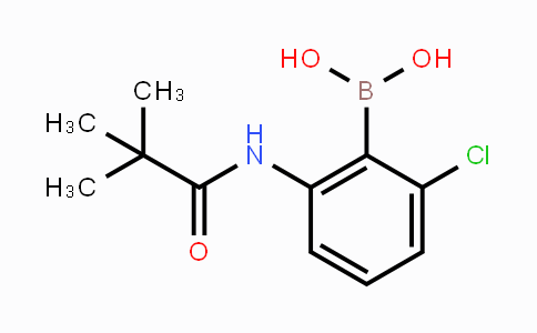 CAS No. 1451390-83-2, 2-(tert-Butylcarbonylamino)-6-chlorophenylboronic acid