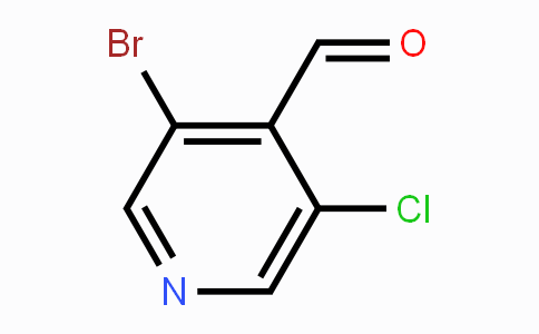CAS No. 1064678-66-5, 3-Bromo-5-chloropyridine-4-carboxaldehyde