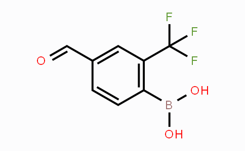 CAS No. 1777807-55-2, 4-Formyl-2-(trifluoromethyl)phenylboronic acid