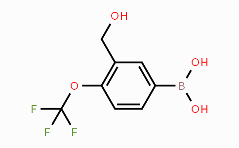 CAS No. 1451393-59-1, 3-Hydroxymethyl-4-(trifluoromethoxy)phenylboronic acid