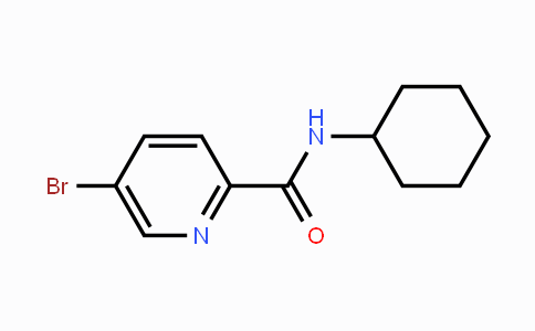 CAS No. 951885-08-8, 5-Bromo-N-cyclohexylpyridine-2-carboxamide