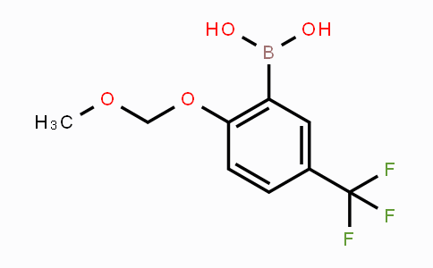 CAS No. 1256355-54-0, 2-Methoxymethoxy-5-(trifluoromethyl)phenylboronic acid