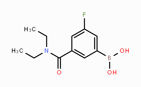 CAS No. 871332-64-8, 3-Fluoro-5-(diethylcarbamoyl)phenylboronic acid