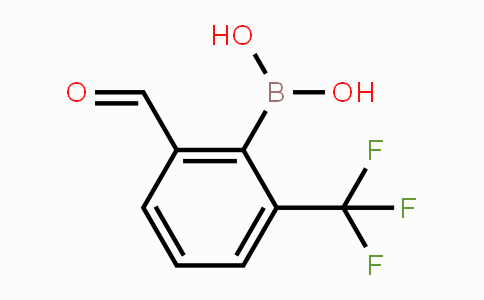 CAS No. 1451392-93-0, 2-Formyl-6-(trifluoromethyl)phenylboronic acid